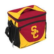 USC Trojans Cardinal SC Interlock 24 Can Cooler